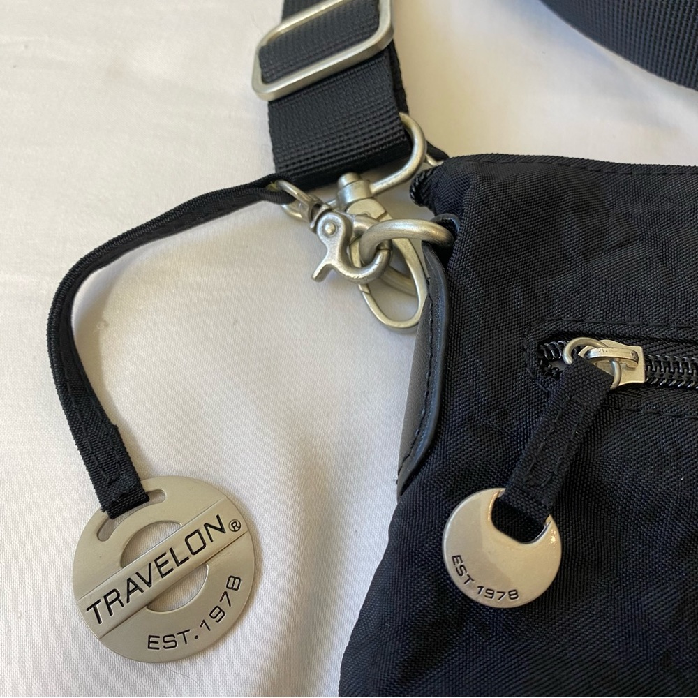Travelon Black Crossbody Bag - Picture 4 of 10